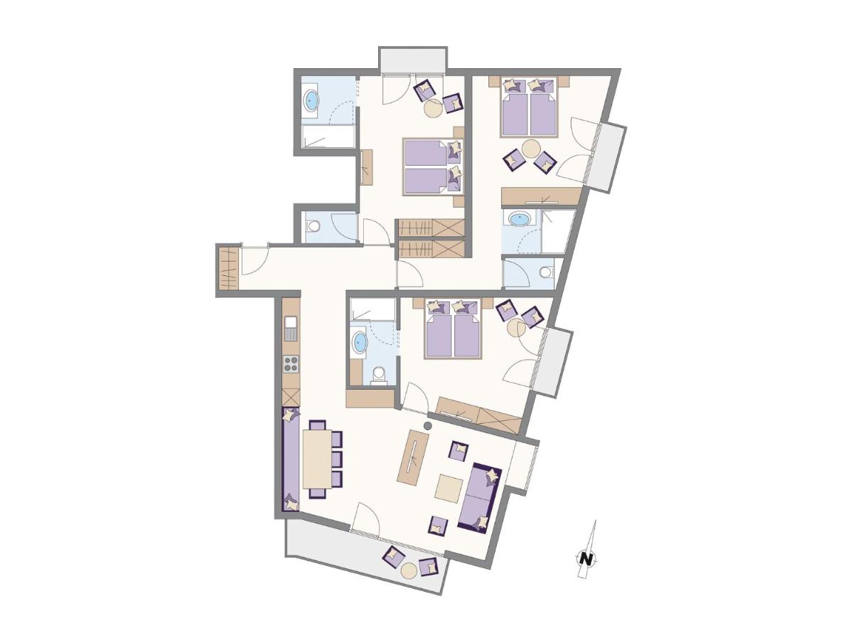 Three-Bedroom Apartment - 4