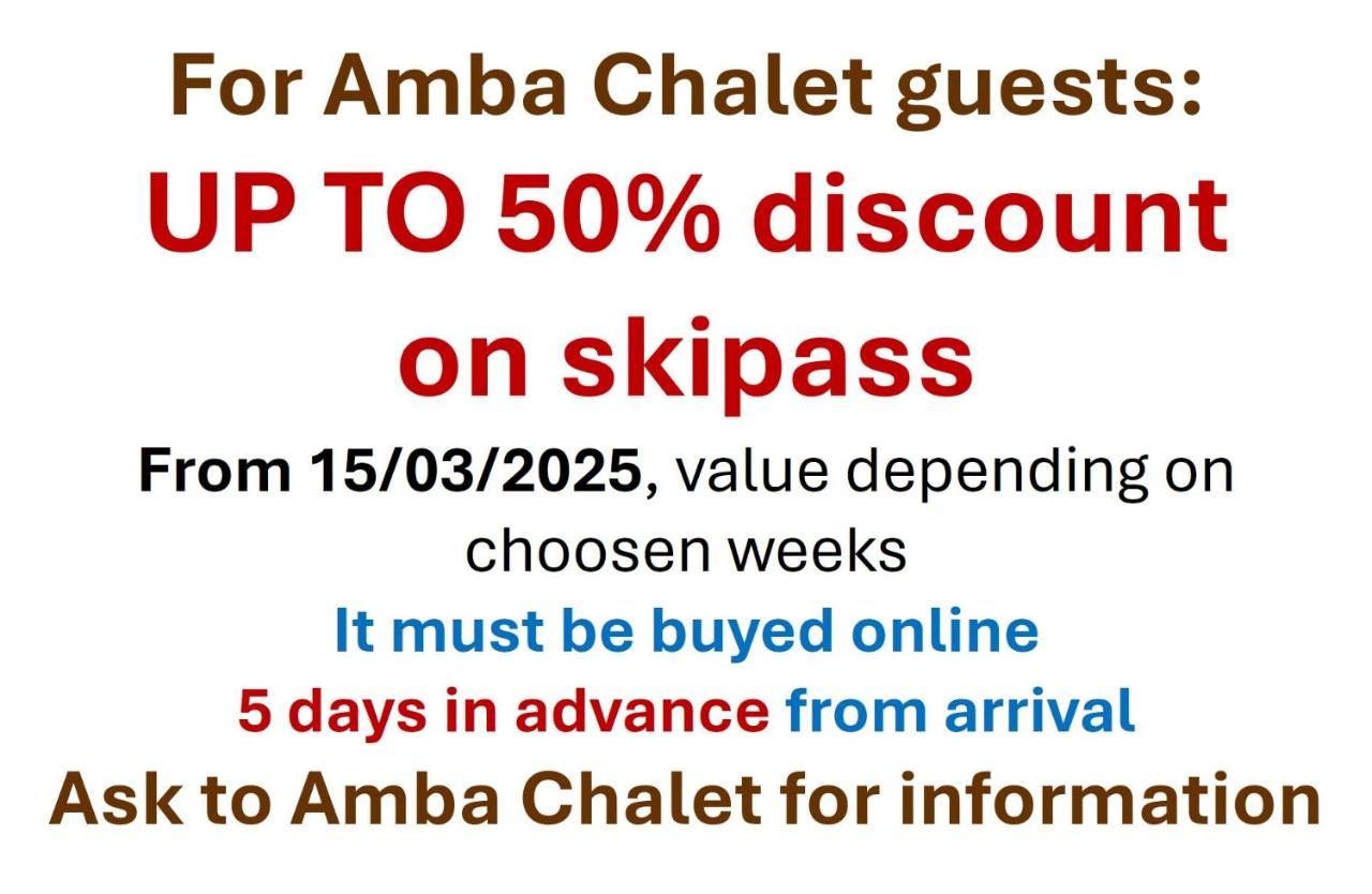 Amba Chalet Famiglia Cima - Trilocale 6 posti letto - B&B