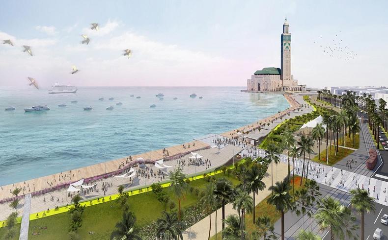 Appartement sur bd la corniche luxury house with garden close to beach - Chambres d'hôtes Casablanca