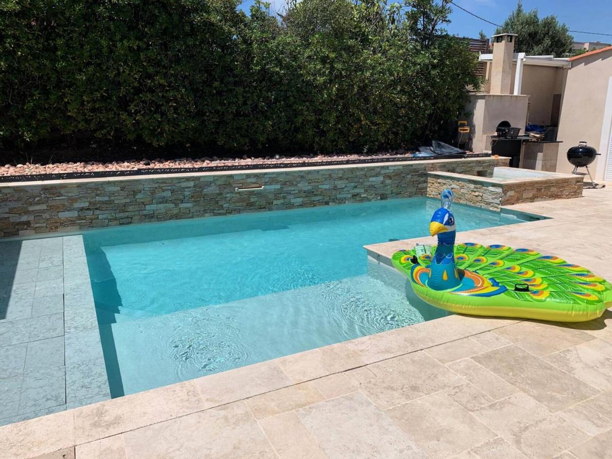 Résidence Bastide - Magnifique maison a 200m de la mer avec piscine privée spa et terrain de pétanque MAE-5901 - B&B