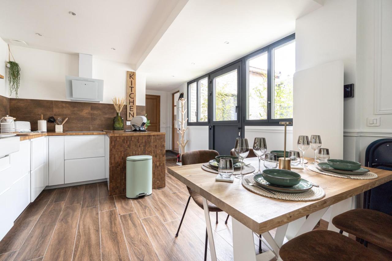 Charming house with a hot tub - Chambres d’hôtes