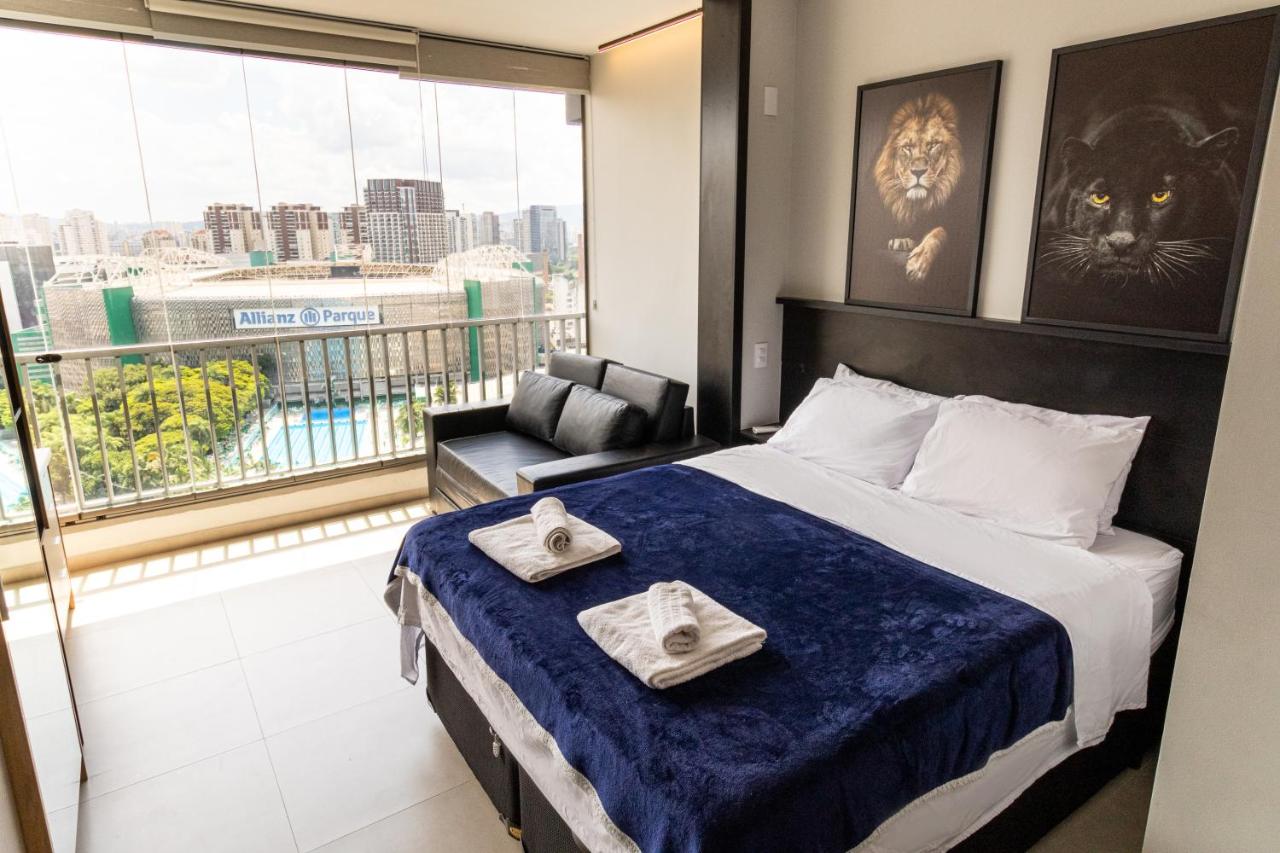 Apart com vista incrível ao lado do Allianz parque e shopping Bourbon - com estacionamento - B&B São Paulo