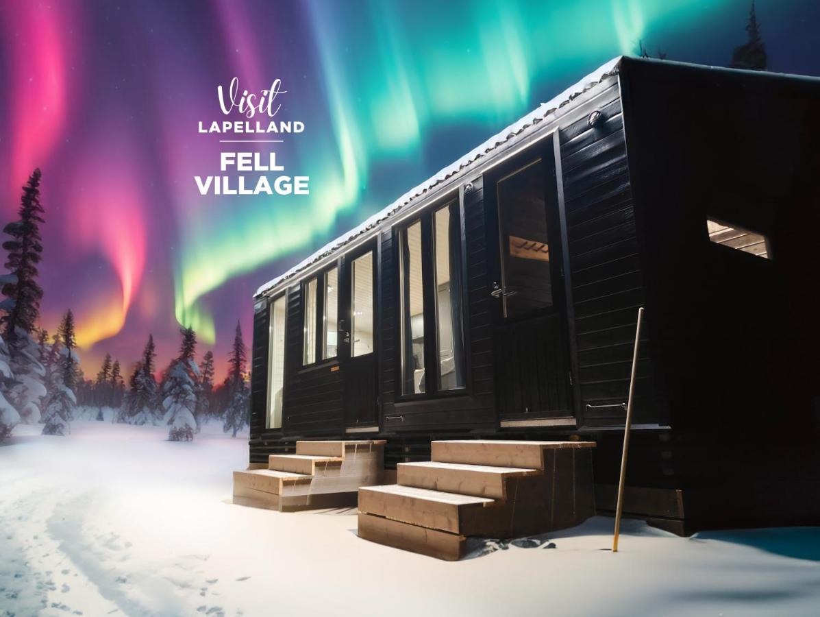 Landscape Cottages - Fell Village XL with a Mountain View, Fireplace, Sauna, Kitchen - B&B Luosto