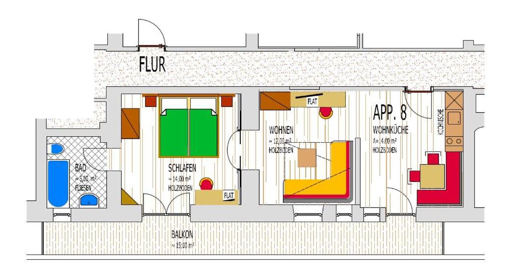 Appartement 1 Chambre avec Balcon 8
