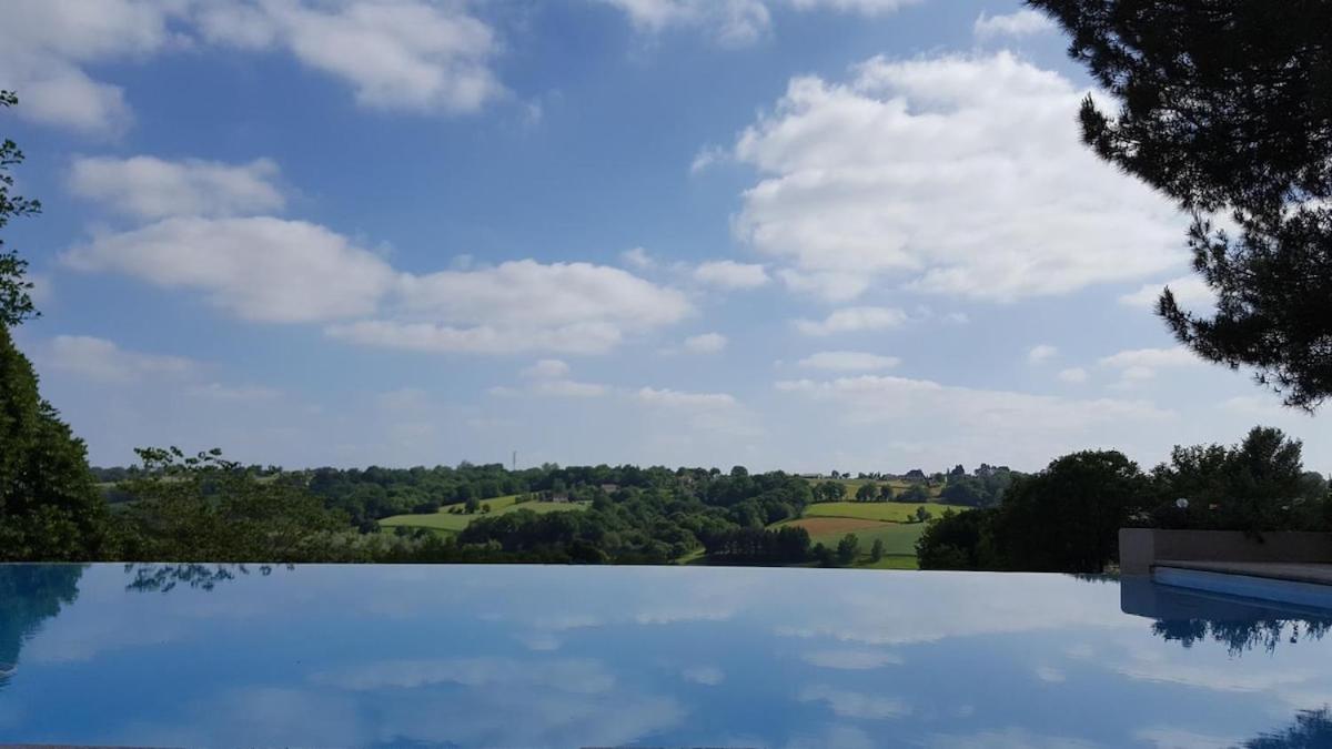Maison 8 personnes piscine vue Pyrénées - B&B