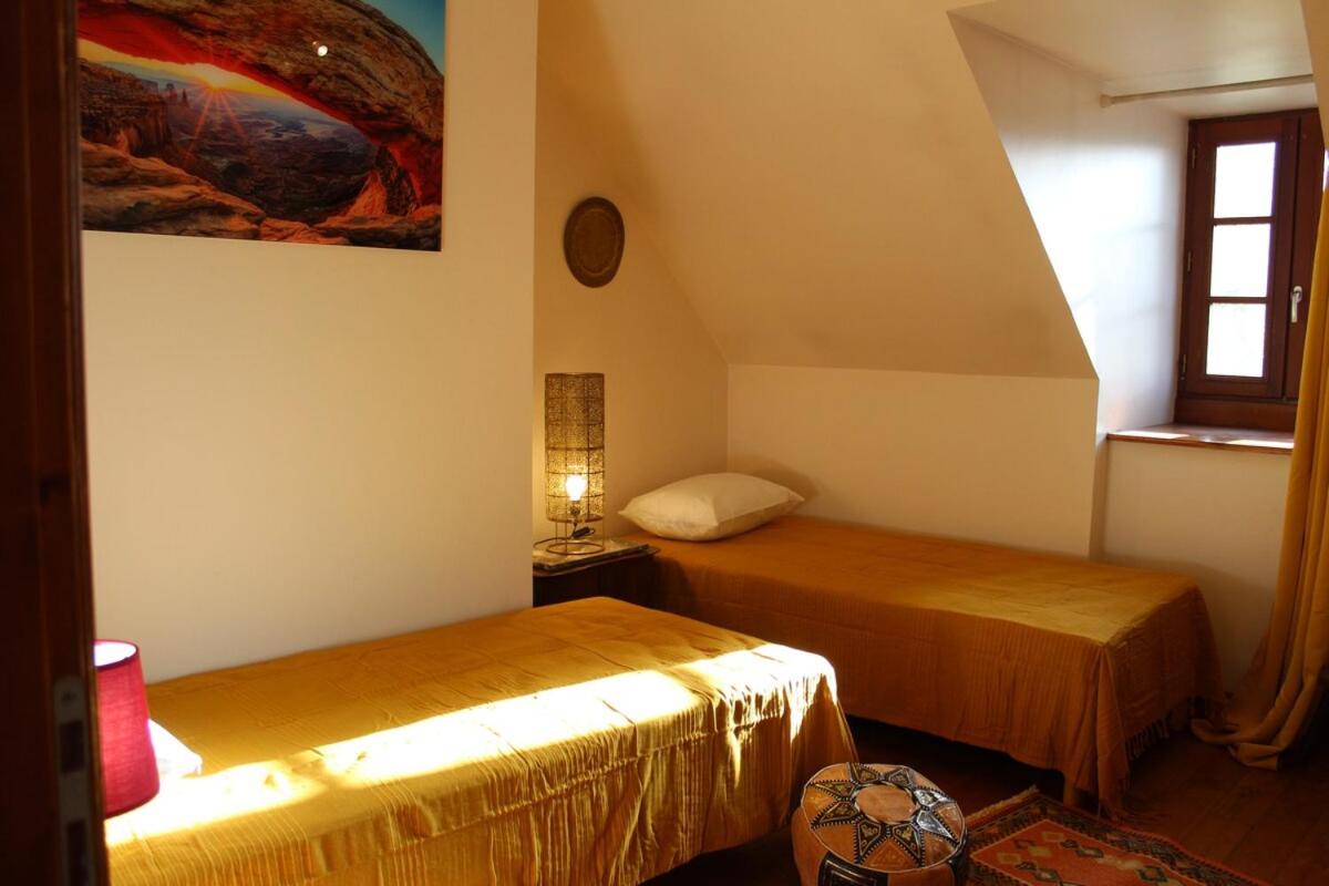 La Longère de Quily en Brocéliande 12 couchages bain nordique - B&B