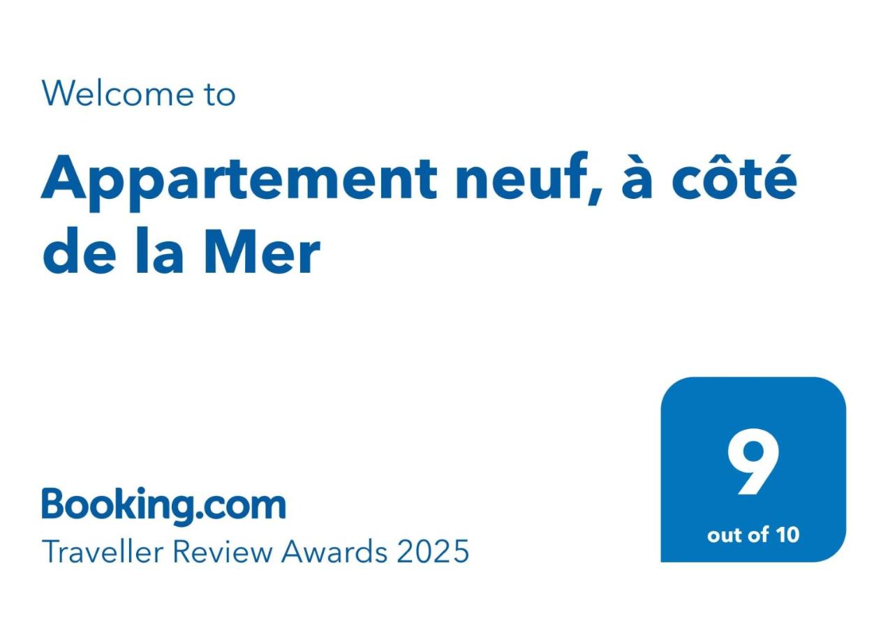 Appartement neuf, à côté de la Mer - B&B