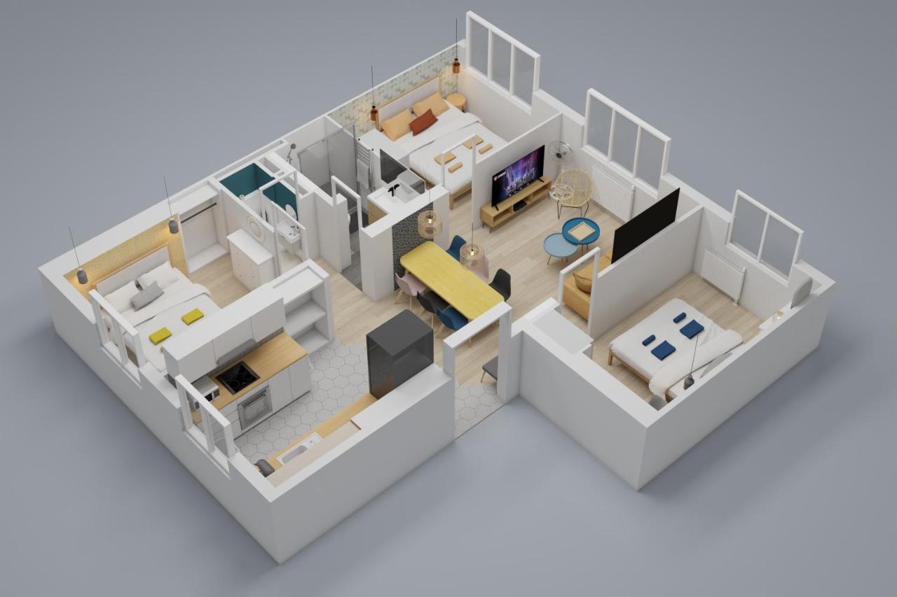 Bienvenue chez Ed T4 cocon bien équipé avec garage et proche transports - B&B