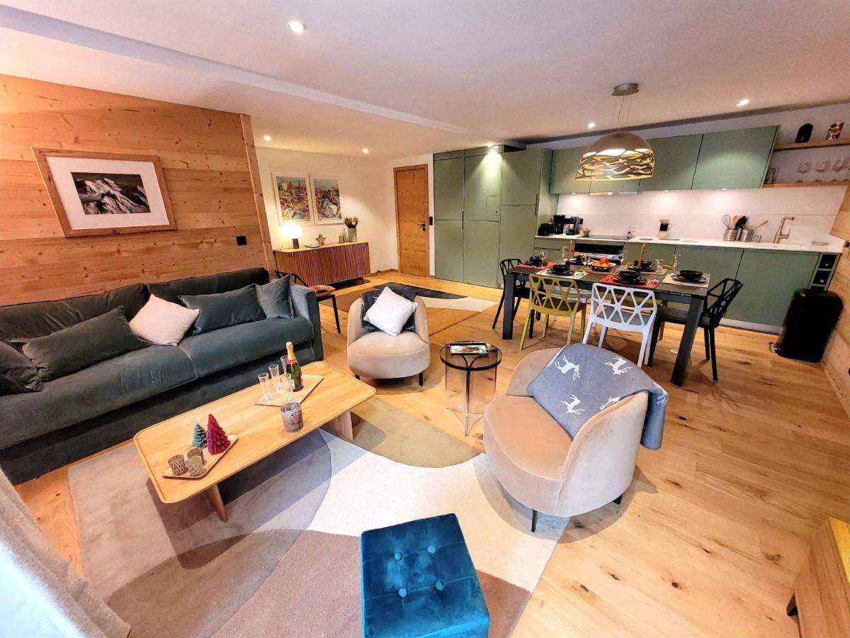 Appartement spacieux à 5mn du centre, 2 chambres en suite, parking - FR-1-598-186 - B&B Les Gets