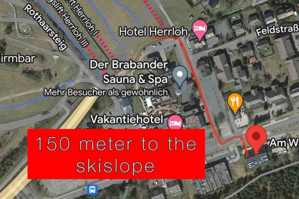 Moderne Ferienwohnung Snow & Bike Winterberg 2-4 Personen direkt am Skilift und in der Nähe des Bikeparks - B&B