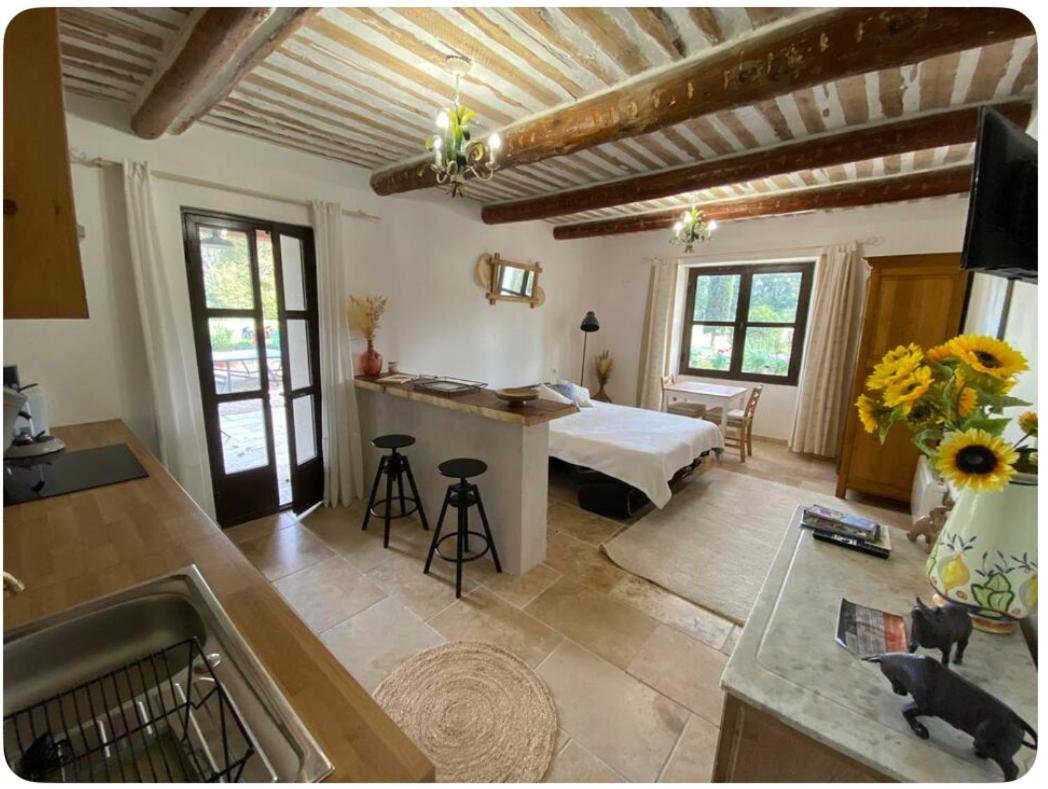 Studio Mas de Papé Verquieres Saint Rémy de Provence - Chambres d’hôtes