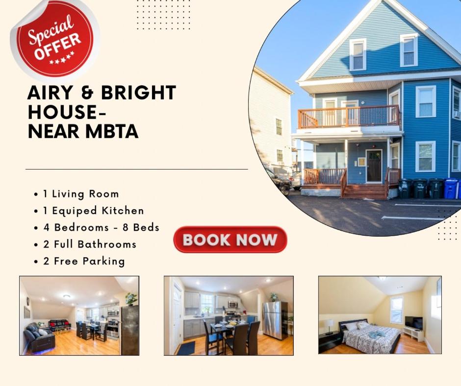 233-3 New! Boston Family Escape -Space & Serenity - B&B