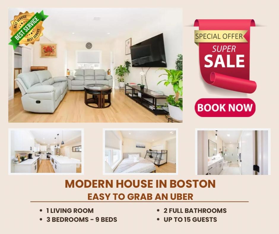 60-2 3BR Boston - Modern Apt near Franklin Park - Chambres d’hôtes Boston