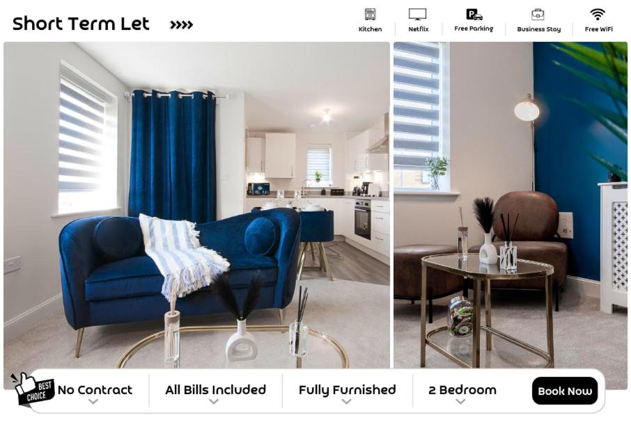 Flat in Milton Keynes Free parking Self checkin fast wifi - B&B