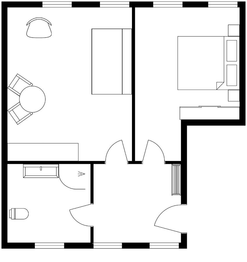 Appartement met 1 Slaapkamer