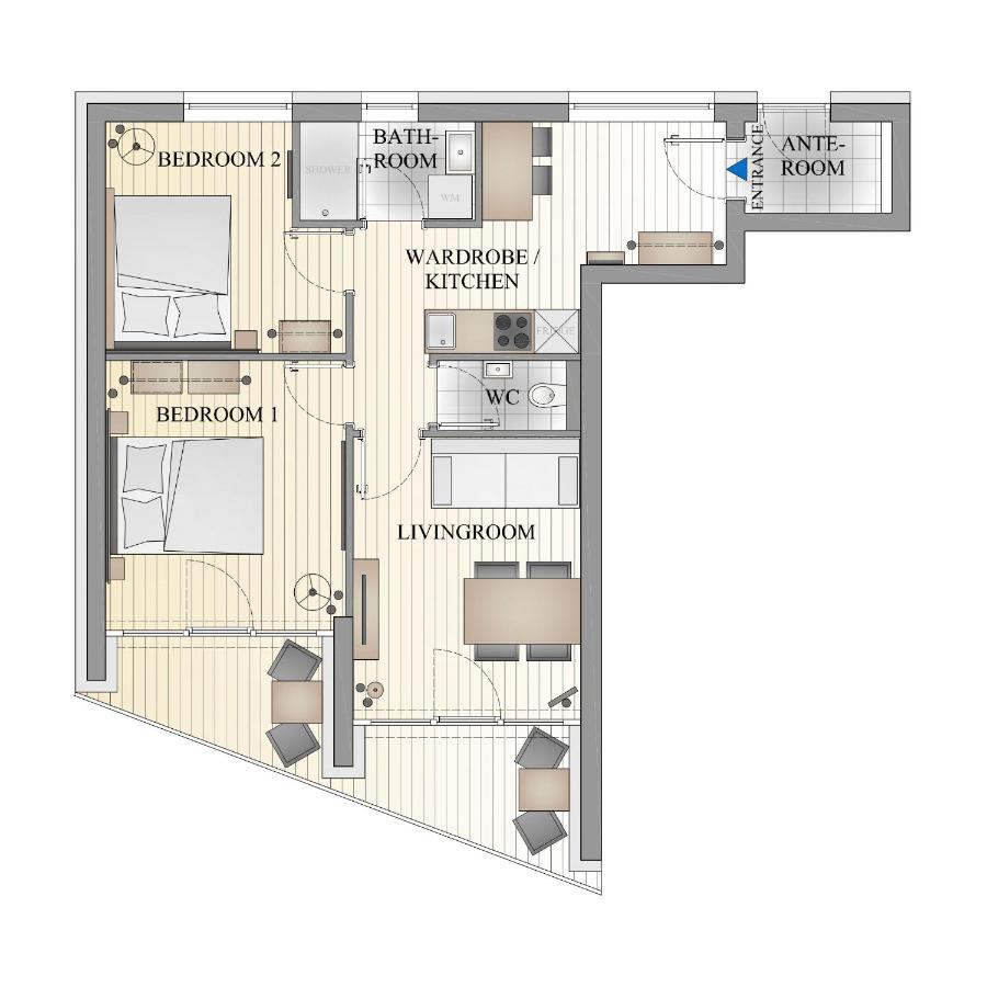 Suite mit Balkon
