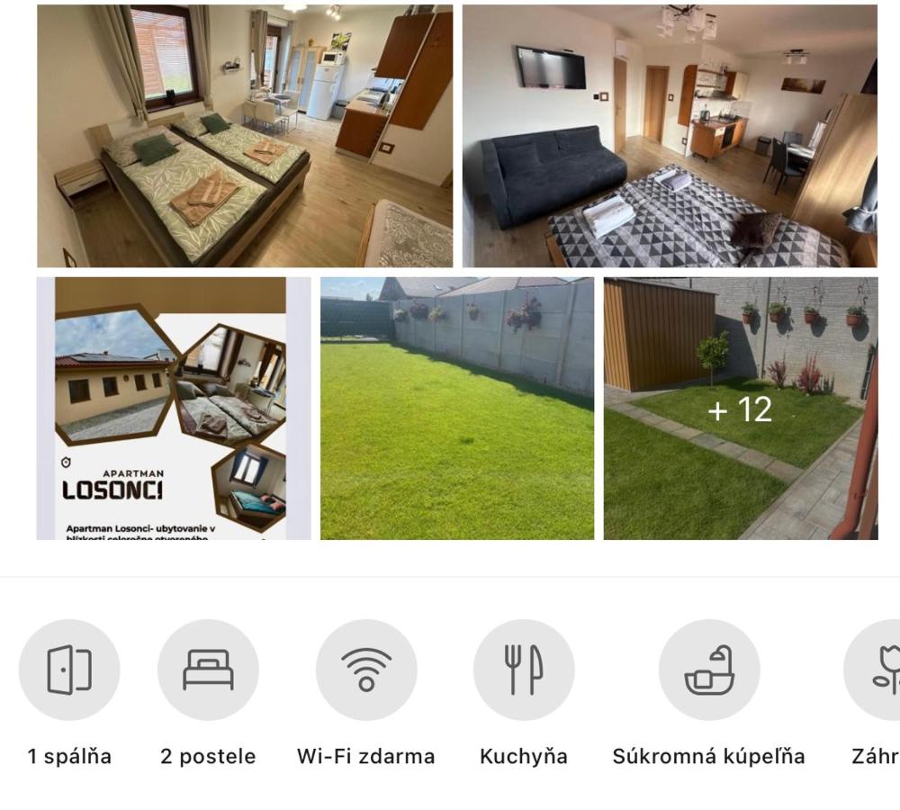 Apartmán LOSONCI Nesvady- pre 2 osoby štúdio - Bed and Breakfast
