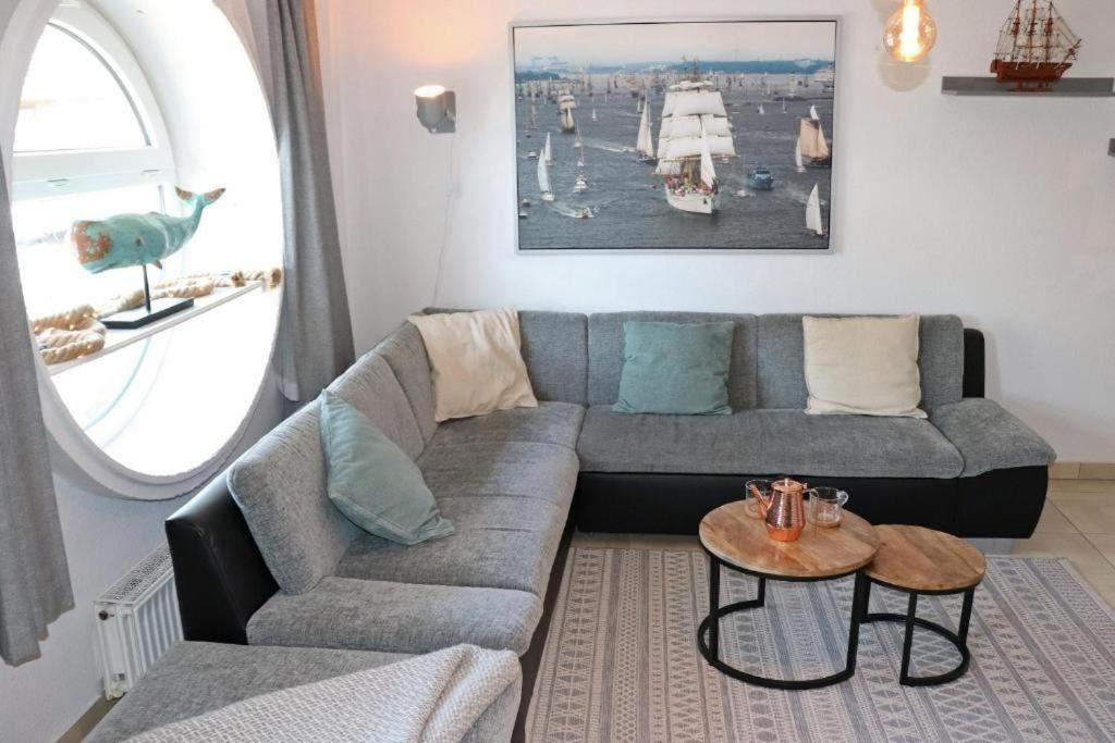 Ferienwohnung Steuerboard mit eingez Terrasse direkt am Hundestrand - Ferienwohnung Kalifornien