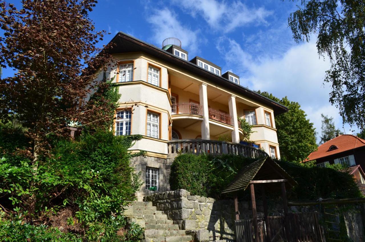 Rachmannova vila s bazénem - Bed and Breakfast Nový Bor