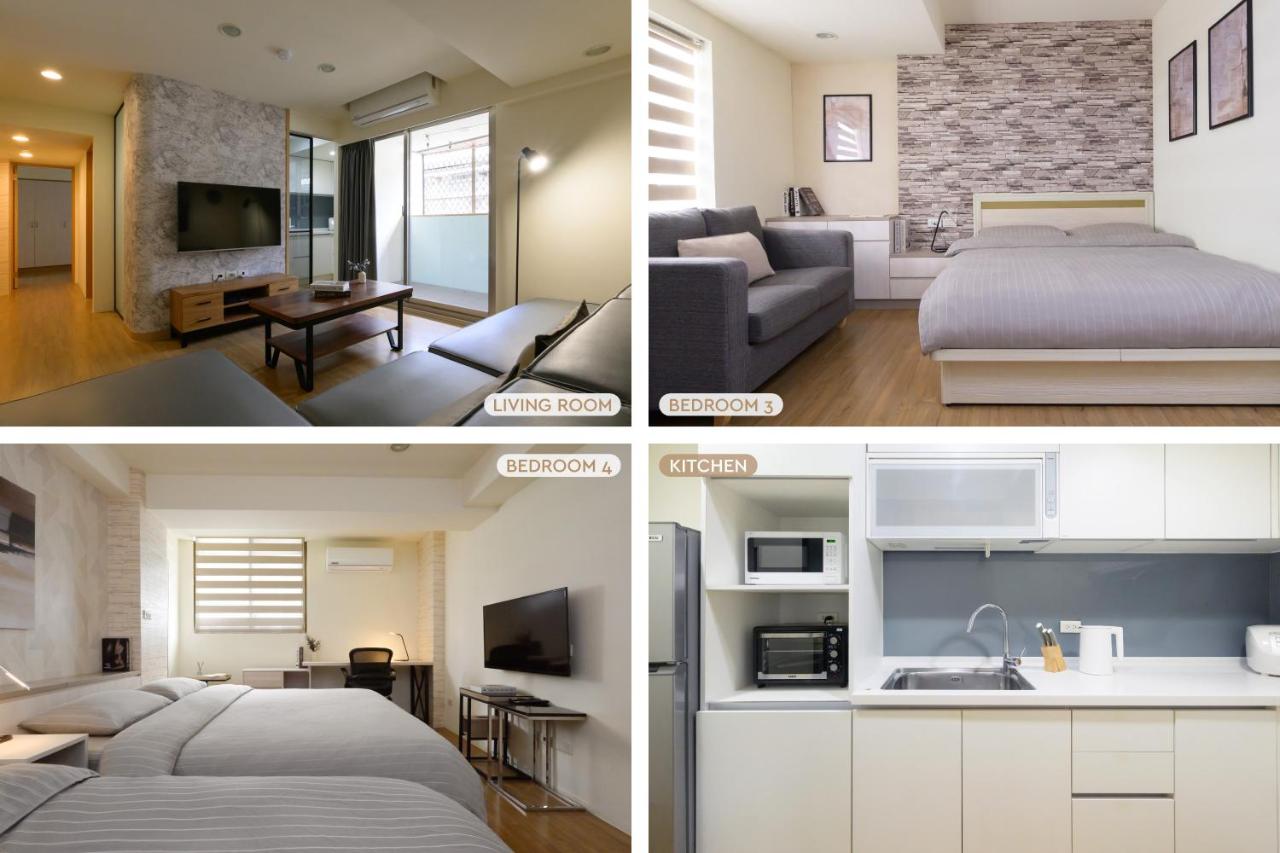 Three Master Bedrooms 4B4b Home 1min to SYS MRT 三主臥4房4衛 1分到國父紀念館站 - B&B