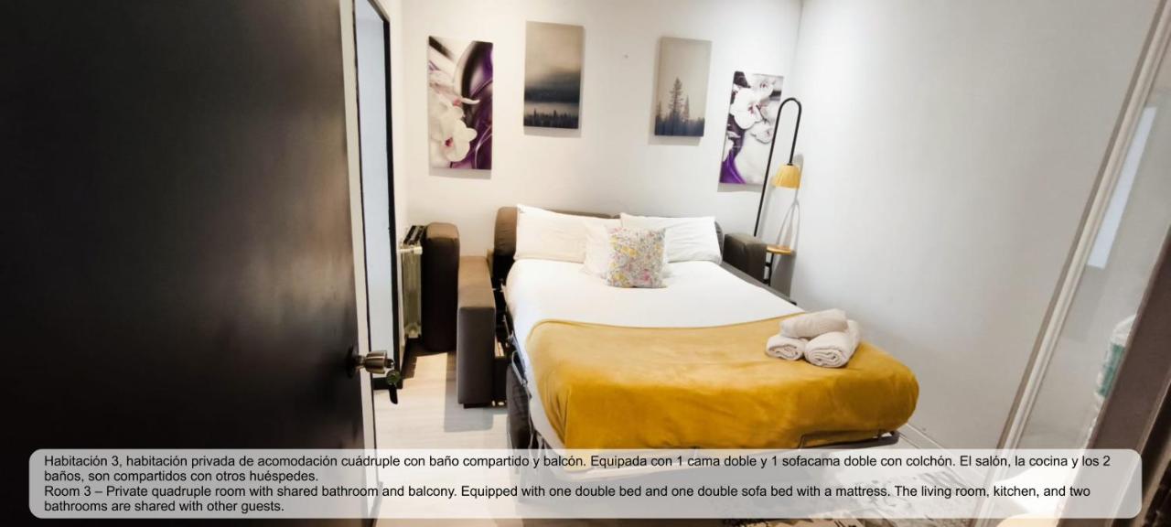 Chambre Quadruple avec Salle de Bains Commune