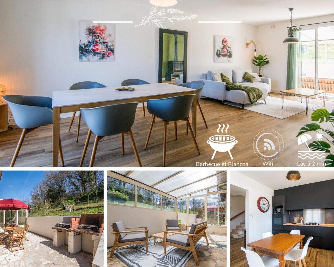 La Casa Lucas - Clim, Wifi, Lits XL, Jardin & Lac - B&B Salles-Curan