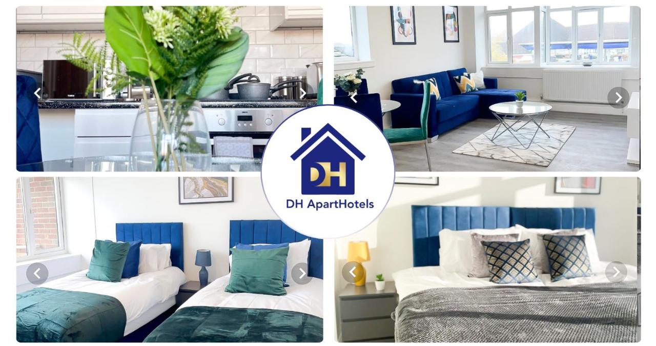 2 Bedroom Apartment - Flitwick - Contractor Friendly - Tourist Ready - Full Kitchen - WiFi - Smart TV - Sofa Bed - FREE Parking - Ideal for Short or Long Stays - Ferienwohnung