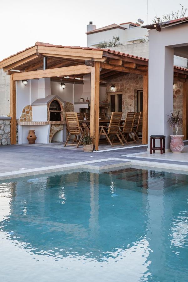 Villa Afandou Bliss with private pool & panoramic sea view - Bed and Breakfast Afántou