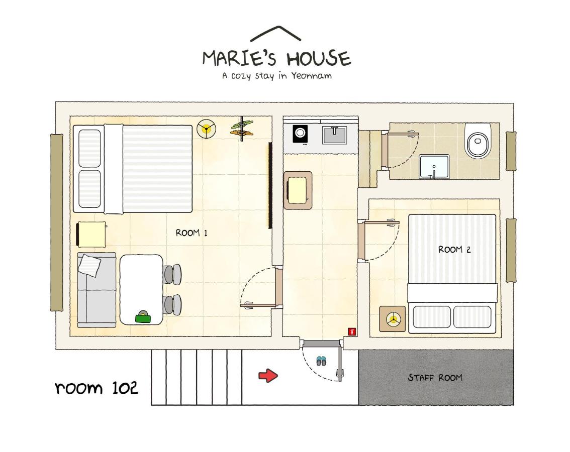 Marie's House 102 Hongdae - Ferienwohnung