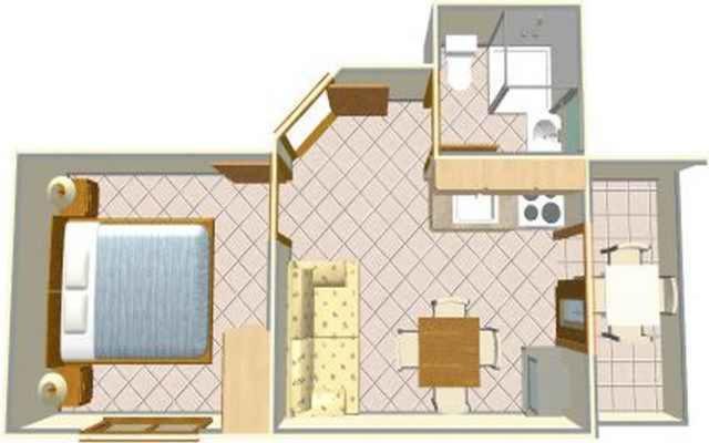 Appartement (2 Volwassenen + 2 Kinderen)