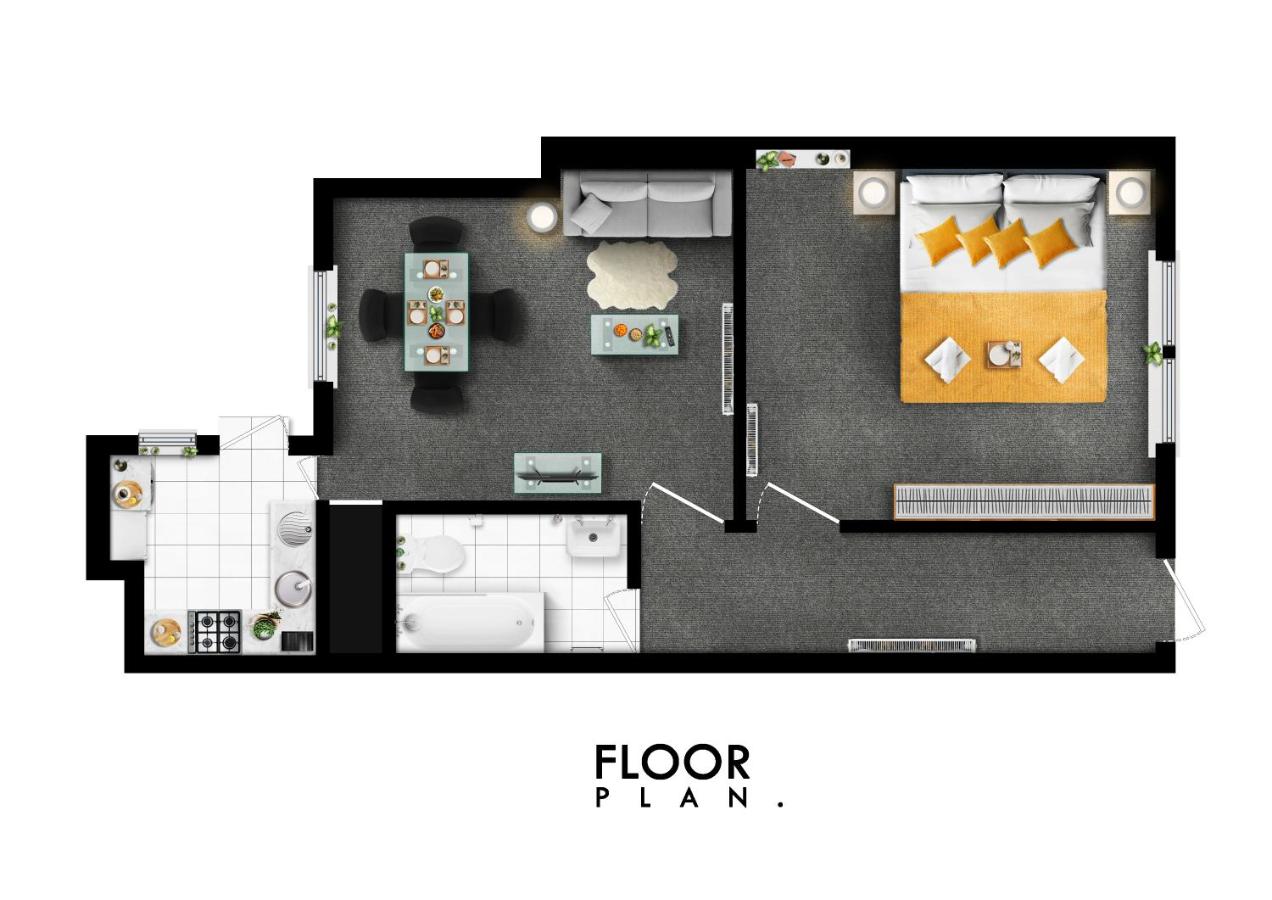 Albion Apartment by Klass Living Coatbridge - Bed and Breakfast