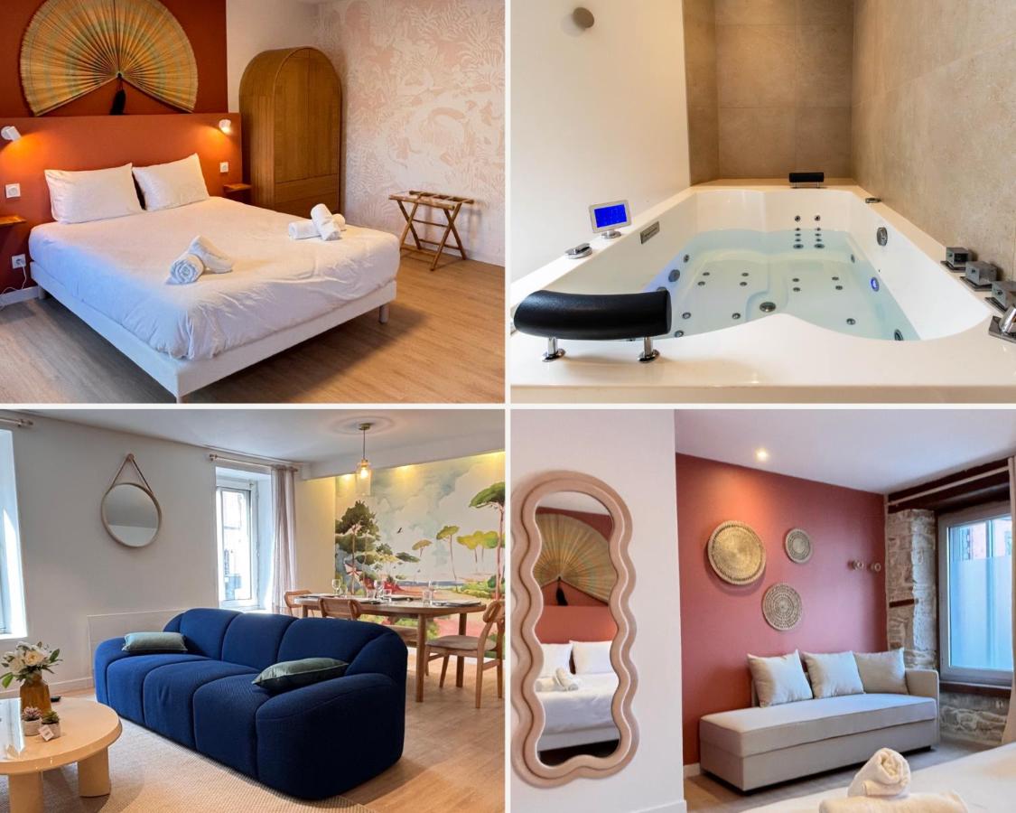 Romance & Evasion - Centre Ville - Love Room - Balnéo - B&B Quimper