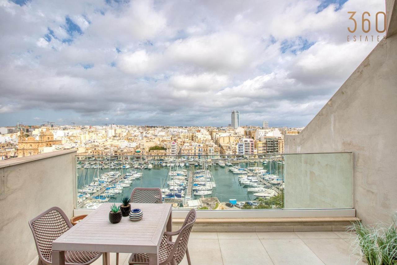 2BR Penthouse with views overlooking Pietà Marina by 360 Estates - Ferienwohnung Pieta