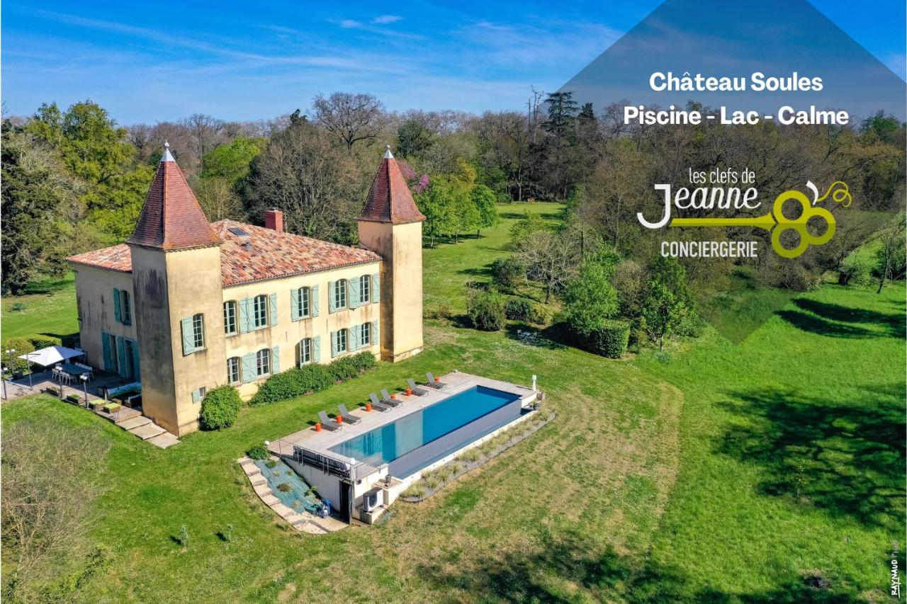 Château Soules - Piscine - Lac - Calme - B&B