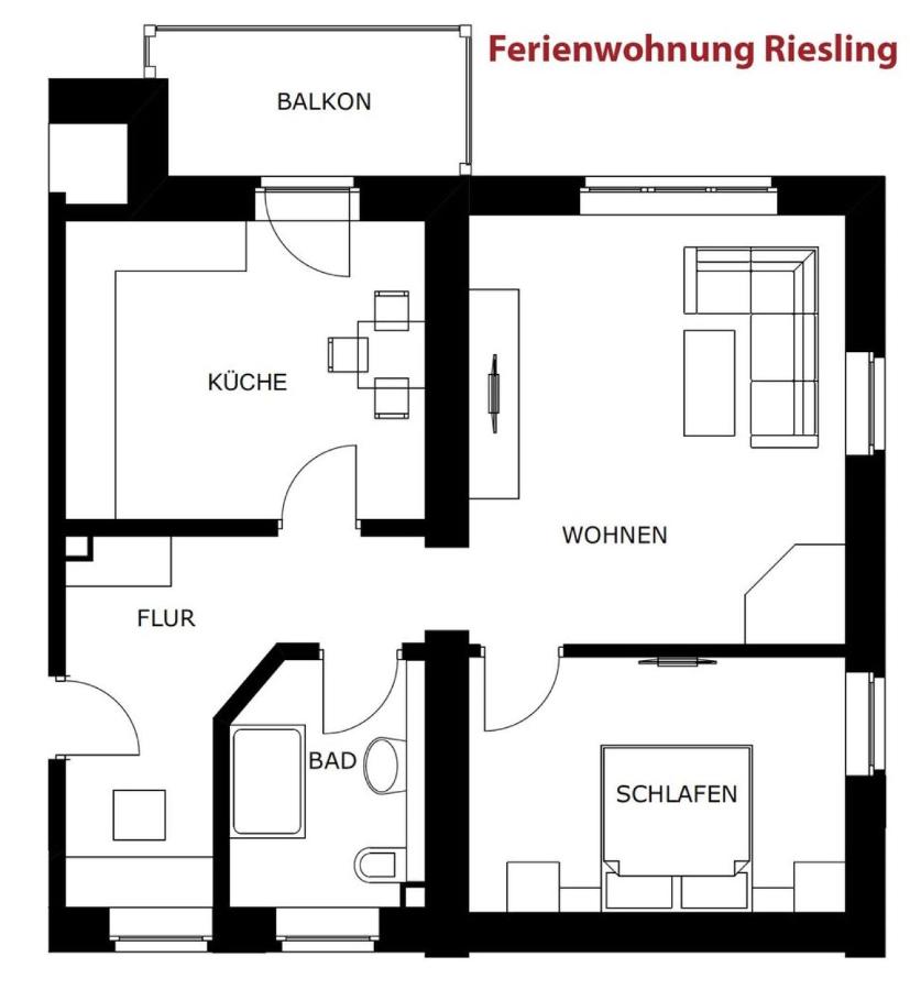 One-Bedroom Apartment "Riesling"