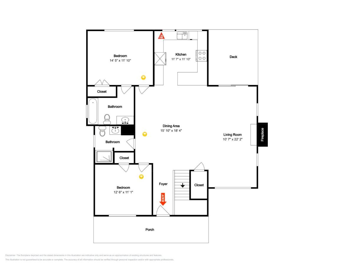 Casa con 4 camere da letto