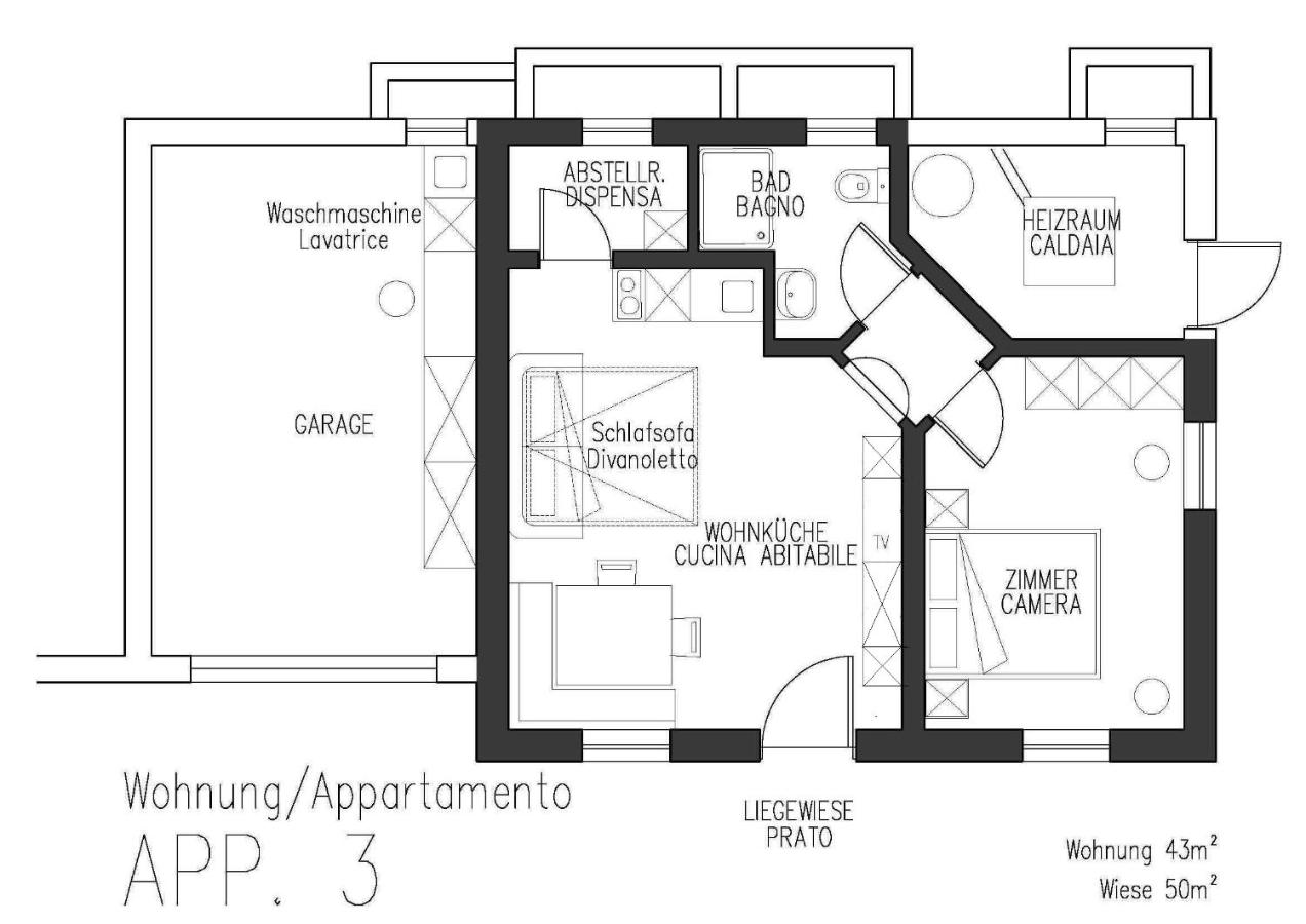Apartamento de 1 dormitorio (2 adultos)