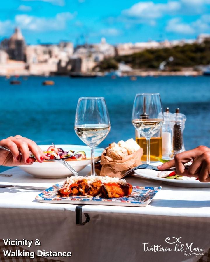 V86 - Chic Tigne Flat by the Sea - Ferienwohnung Sliema