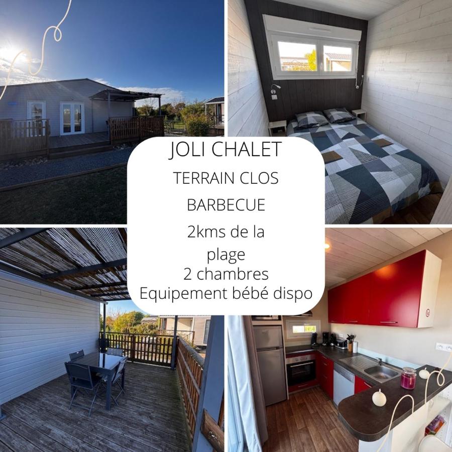Joli chalet, jardin clos, terrasse, 2chambres - B&B