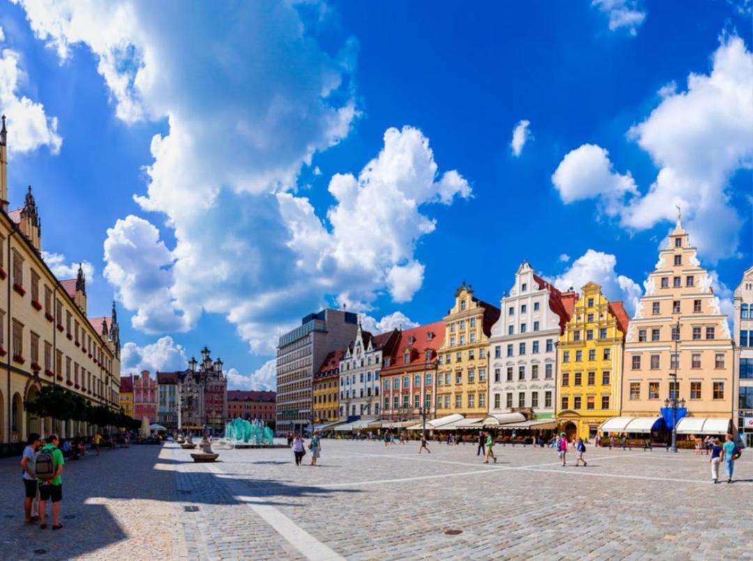 market square flats Renyk view - Chambres d’hôtes Wrocław