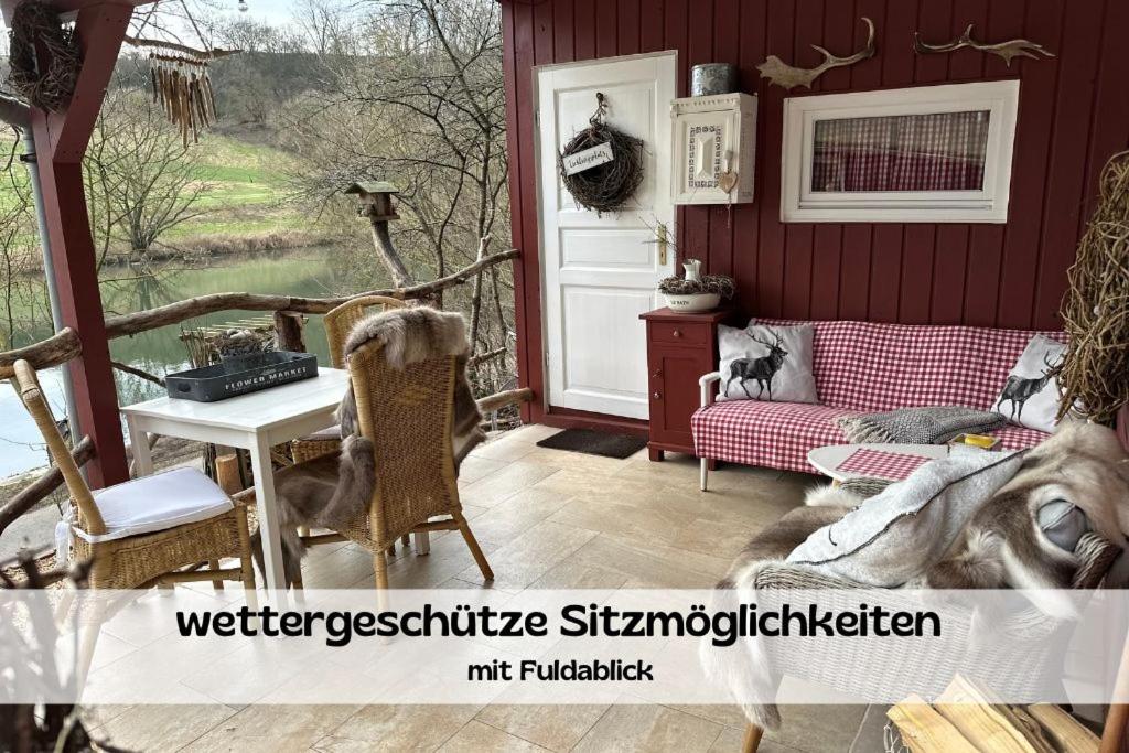 Fulda-Chalet mit eigenem Bootssteg - B&B