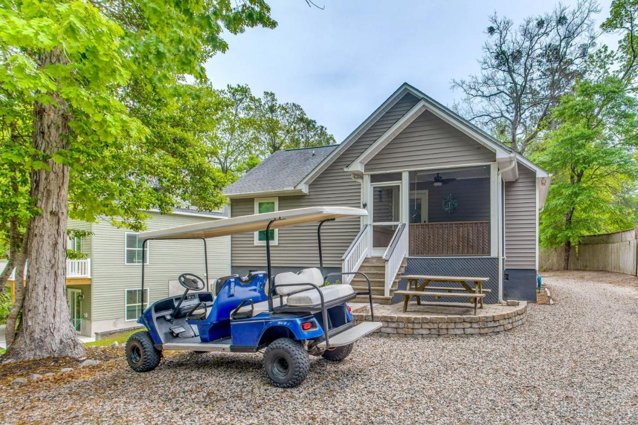 Golf Cart Included Little River Cottage with Deck! - B&B