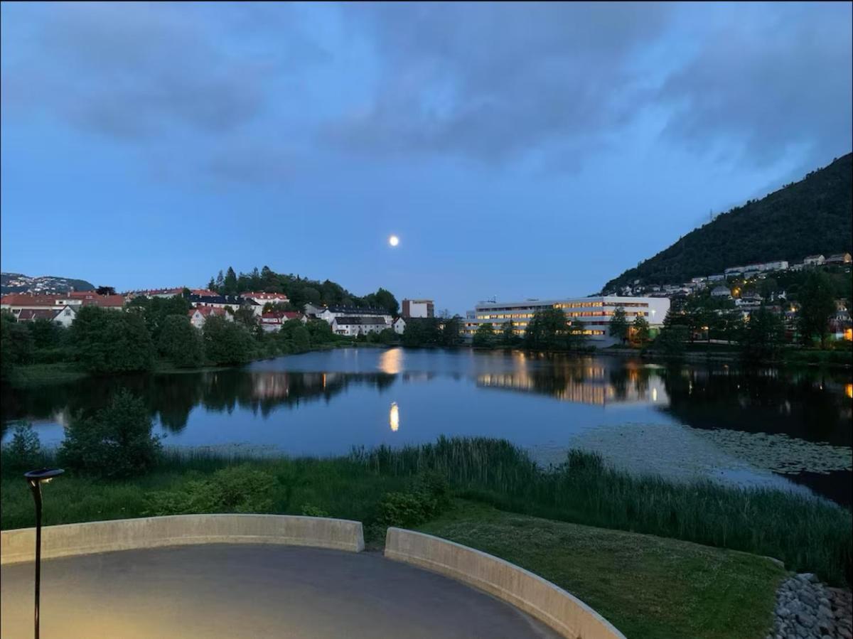 2 bedroom, lake view, light rail, Bergen - B&B