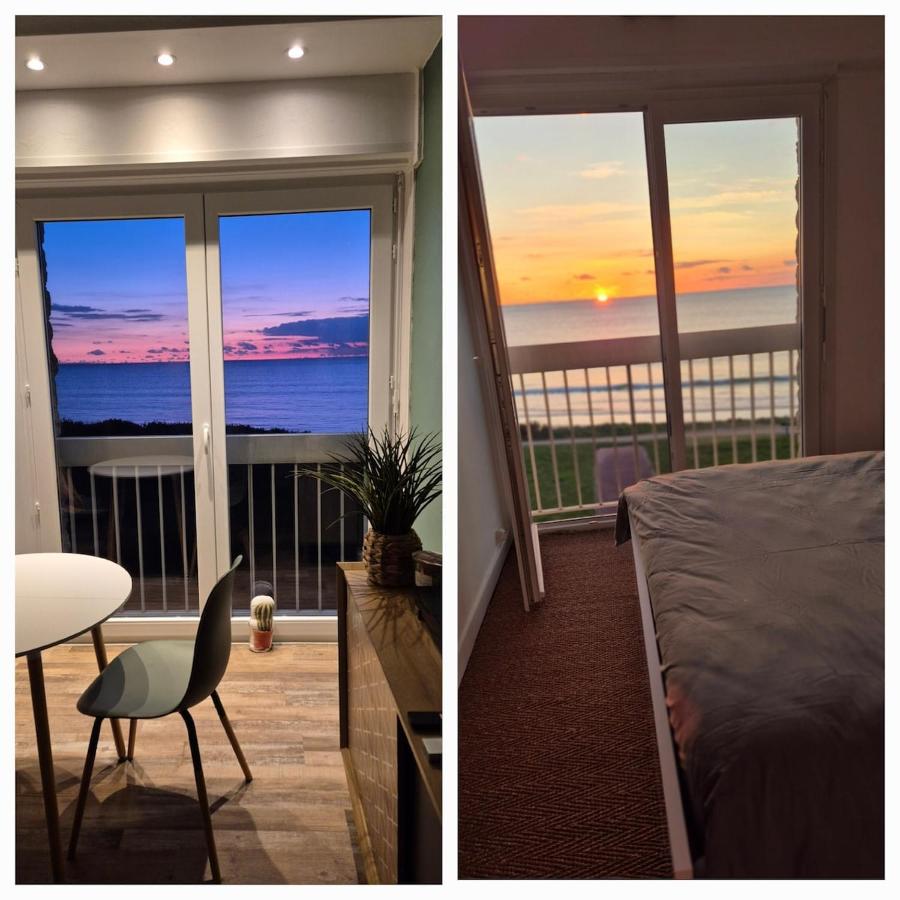 Vue panoramique plage Siouville Hague - Chambres d’hôtes Diélette