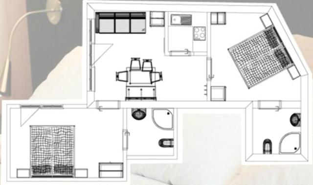 Two-Bedroom Apartment with Terrace