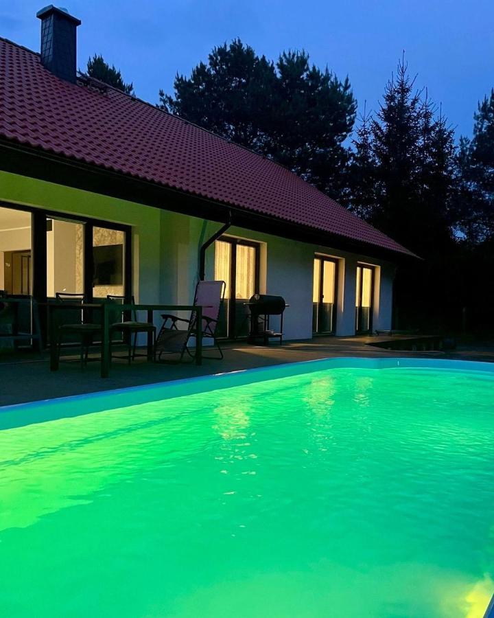 Przystań Piława Willa z prywatnym basenem - Ferienwohnung
