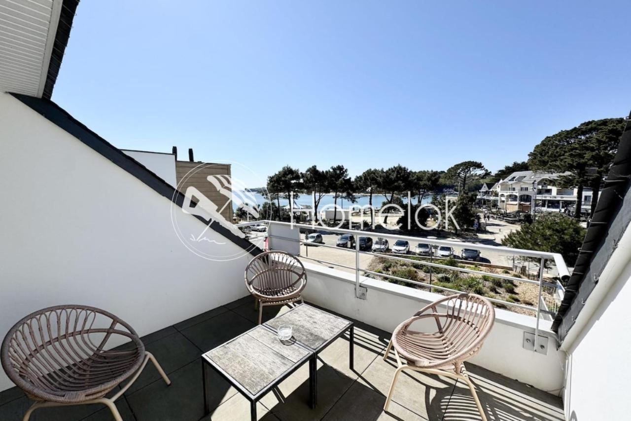 T2 contemporain - Balcon - Vue mer panoramique - Chambres d’hôtes Guidel