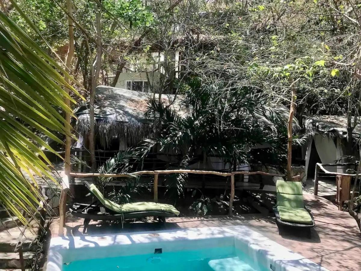 El nido en la playa con alberca y acceso directo a la bahia de Casa Pauline - Chambres d’hôtes