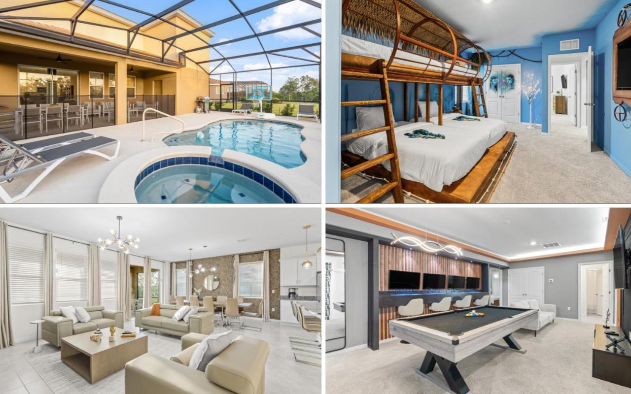 Solterra Resort Gem: Private Pool, Game Room, Bunk Beds & Family-Friendly Design - B&B Kissimmee
