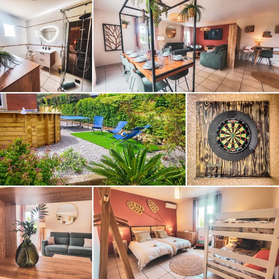 Au cœur des vignes, Villa Aramonie, Piscine privée - B&B Laurens